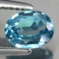 Cyrkon niebieski kamień naturalny 1.32ct VVS