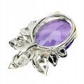 Wisiorek srebro 925 naturalny 17ct ametyst szafiry