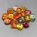 Szafiry Songea kamienie naturalne 5.43ct 18 sztuk