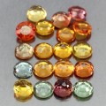 Szafiry Songea kamienie naturalne 5.43ct 18 sztuk