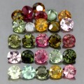Turmaliny kamienie natural 5.45ct 25 sztuk
