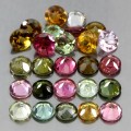 Turmaliny kamienie natural 5.45ct 25 sztuk