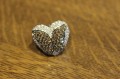 Pierścionek złoty diamenty r 14.5 motyl certyfikat