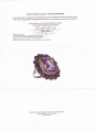 Pierścionek naturalne 35.21ct ametysty srebrny r21