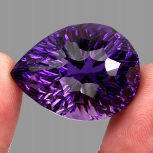 Ametyst kamień naturalny 85.07ct certyfikat