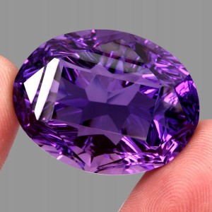 Ametyst kamień naturalny  85.68ct certyfikat