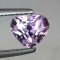 Kunzyt kamień naturalny 1.75ct VVS serce