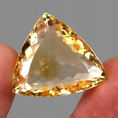 Cytryn kamień naturalny 76.76ct IF ogromny