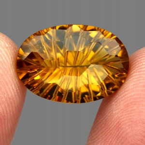 Cytryn kamień naturalny 8.99ct VVS AAA