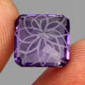 Ametyst kamień naturalny 6.70ct VVS rzeźbiony