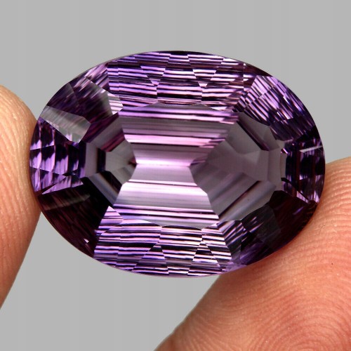 Ametyst kamień naturalny 30.23ct certyfikat