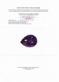 Ametyst kamień naturalny 85.07ct certyfikat