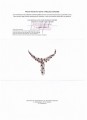 925 silver necklace rubies natural marcasites 3