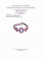 925 silver bracelet, natural topaz rubies