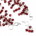 925 Bransoletka srebrna naturalny chalcedon