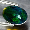 Opal czarny kamień naturalny 1.33ct AAA IF