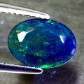 Opal czarny kamień naturalny 1.33ct AAA IF