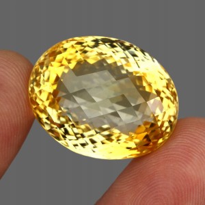 Cytryn kamień naturalny 62.71ct IF ogromny
