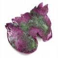 Zoisyt rubin szafir kamień naturalny 79.58ct koń