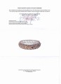 Bransoletka 925 szafiry 18 ct turmaliny certyfikat