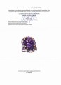 Pierścionek 43.50ct ametysty r. 19 certyfikat