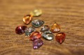 Szafiry kamienie naturalne 3.60ct 11szt