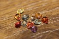 Szafiry kamienie naturalne 3.60ct 11szt