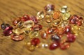 Szafiry kolorowe kamienie naturalne 35szt 9.20ct