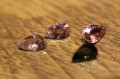 Naturalne kamienie turmaliny 2.65ct 3szt