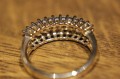 Pierścionek złoty naturalne diamenty 1.00ct r 16