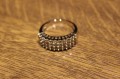 Pierścionek złoty naturalne diamenty 1.00ct r 16