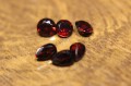 Granaty kamienie naturalne 2.95ct 5szt