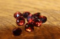 Granaty kamienie naturalne 4.75ct 9szt