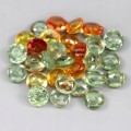 Szafiry Songea kamienie naturalne 6.07ct 29 sztuk