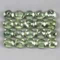 Szafiry zielone kamienie naturalne 4.47ct 20 sztuk