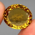 Cytryn kamień naturalny 23.4ct VVS