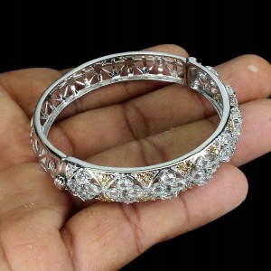 Bransoletka naturalne akwamaryny szafiry srebrna