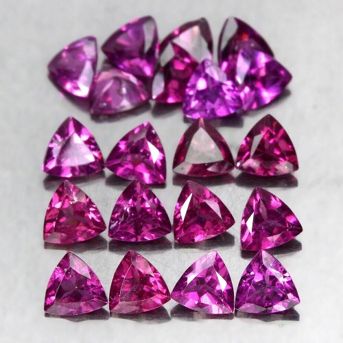 Granaty rodolity kamienie naturalne 5.41ct 20 szt