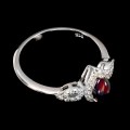 Pierścionek delikatny natural czarny opal r 14 925