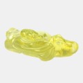Lemon kwarc kamień naturalny figurka Budda 30.28ct