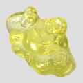 Lemon kwarc kamień naturalny figurka Budda 30.28ct