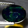 Opal czarny kamień naturalny 0.85ct AAA IF