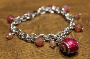 Bransoletka srebrna 925 emalia szkło