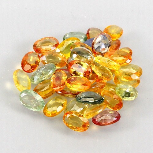 Szafiry Songea kamienie naturalne 8.95ct 41 sztuk