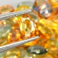 Szafiry Songea kamienie naturalne 8.95ct 41 sztuk