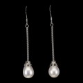 925 Srebrne delikatne kolczyki naturalne markazyty perły 4
