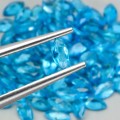 Apatyty neon kamienie naturalne 7.23ct 91szt
