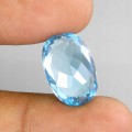 Sky blue topaz kamień naturalny VVS 17.52ct