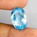 Sky blue topaz kamień naturalny VVS 17.52ct