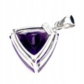 Wisiorek srebrny 925 naturalny 26ct ametyst